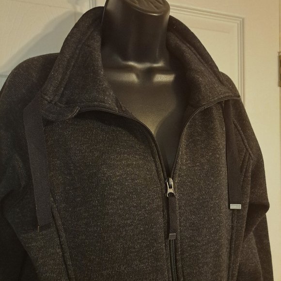Danskin Now Dark Grey Sweatjacket - Picture 3 of 6